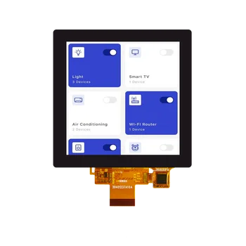Square LCD 4 inch 720*720 pixels MIPI interface ST7703 with capacitive touch panel 4" tft screen display