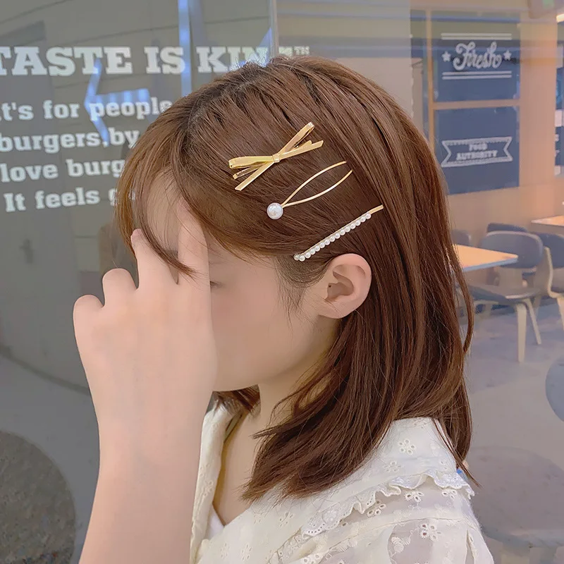 Женская однолинейная заколка для волос
