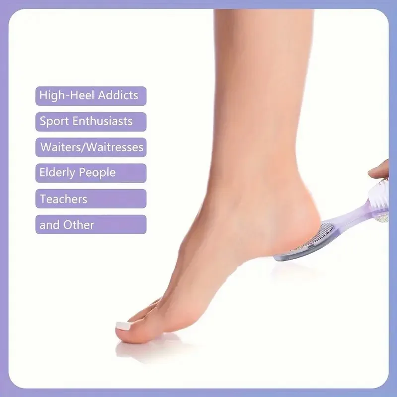 4 in 1 Electric Pedicure Kit Pumice Stone Foot Brush Scrubber Exfoliator Callus Remover Plastic Foot Files for Dead Skin Removal