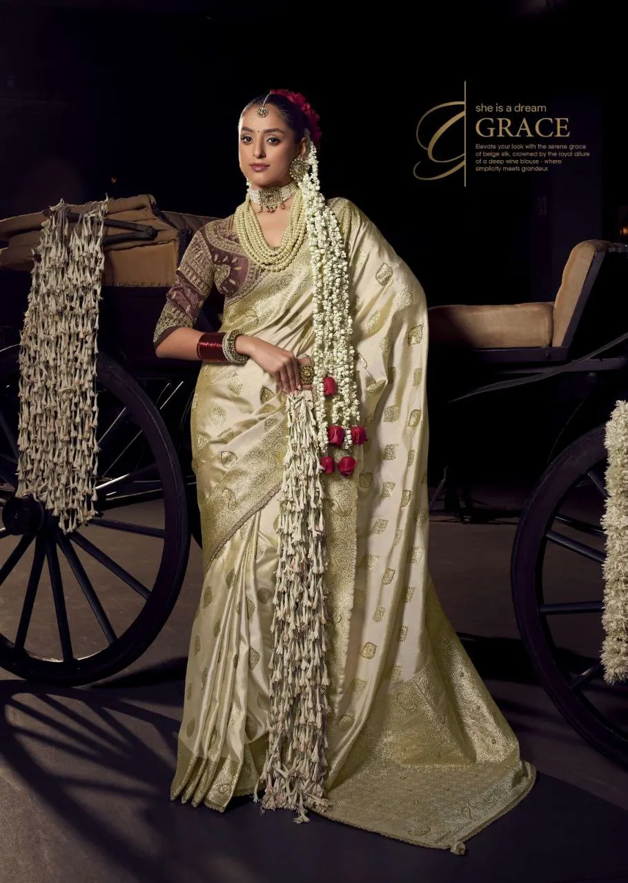 Pure Viscose Tissue with Hand worked Pallu  Contrast Designer Embroidered heavy Blouse Indian party wear ladies women wear sari