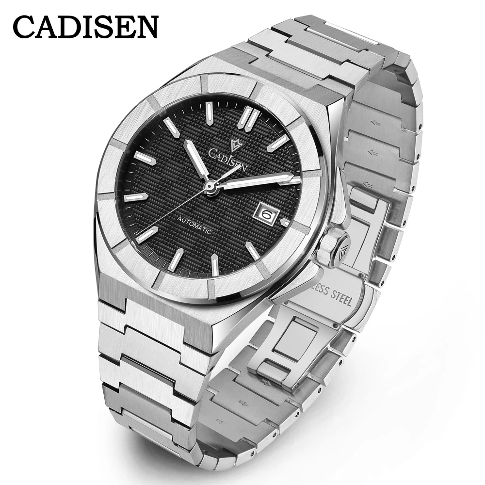 CADISEN New Mens Watches Business Automatic Watch Men Japan NH35A - Main Image