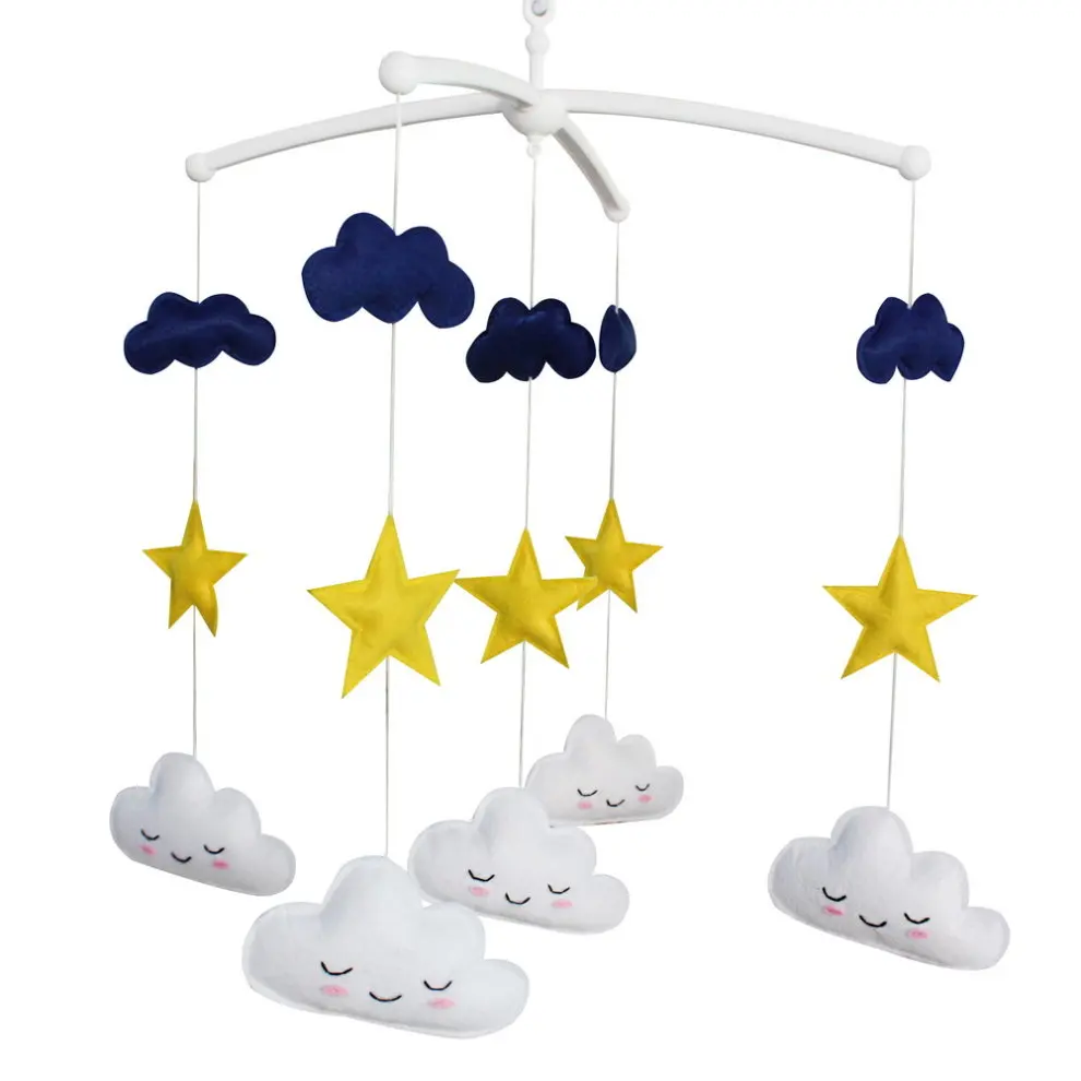 Baby Crib Musical Mobile Toy Baby Musical Hanging Toys Plus Animal