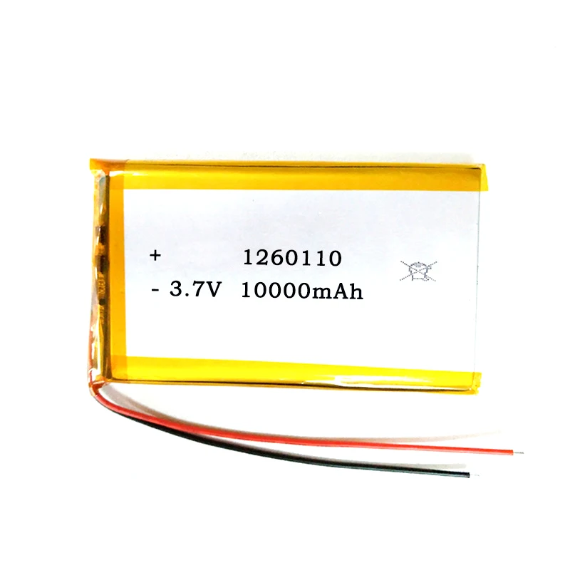 Перезаряжаемый литий-полимерный аккумулятор 10000 мАч 3 7 в 10 Ач большой литий-ионный Литий-полимерный медицинский заводская