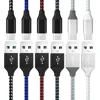 Black 3a nylon usb a to c cable(color please remark)
