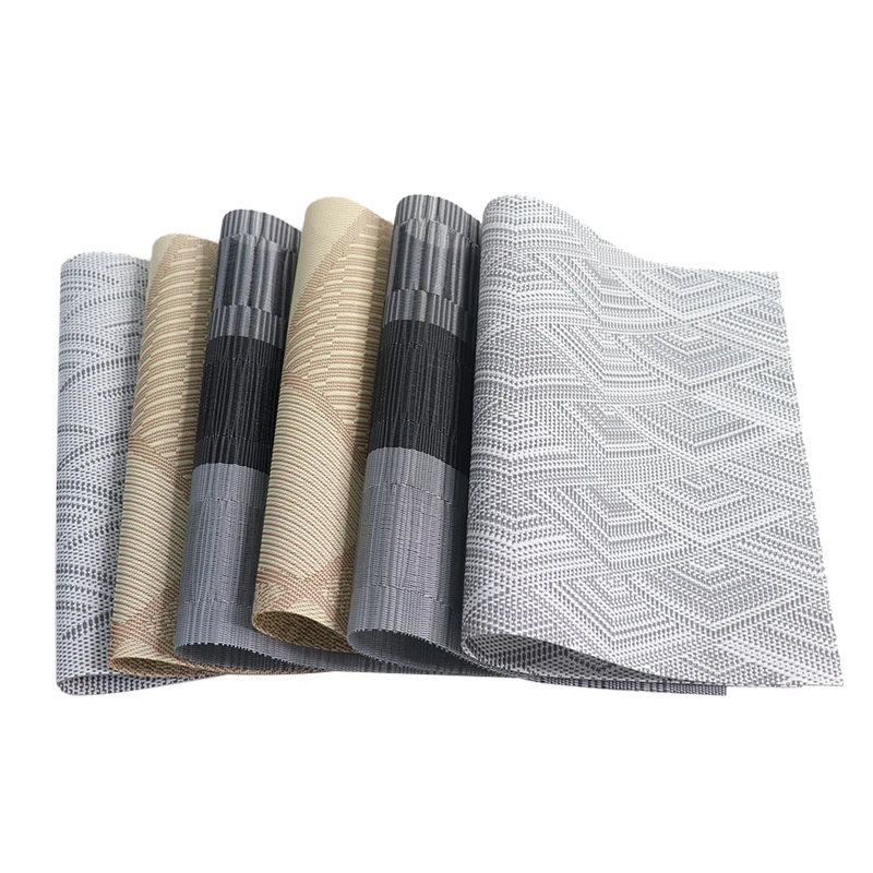 Placemats Wipeable Set Of 16 With 8 Coasters, Pvc 高品質新品