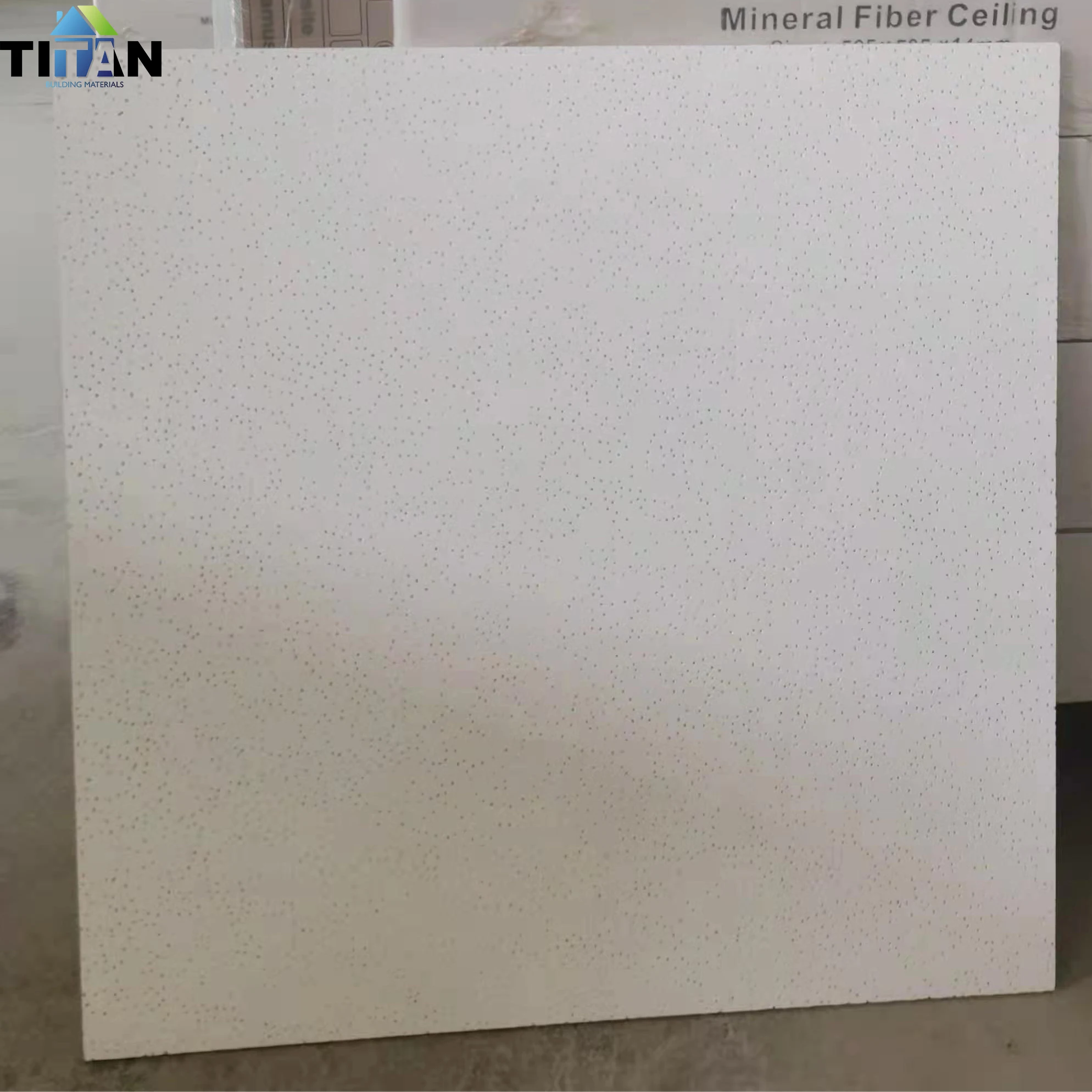 2x4 Suspended False Ceiling Board Design Acostics Mineral Fiber Drop Black Ceiling Tiles for Hospital