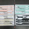 Azul con cuchillo rebanador