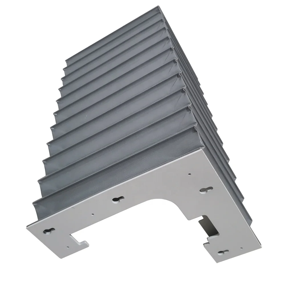 Cnc Plastic Accordion Linear Guide Rail protection Slideway Cover Bellows Way Cover