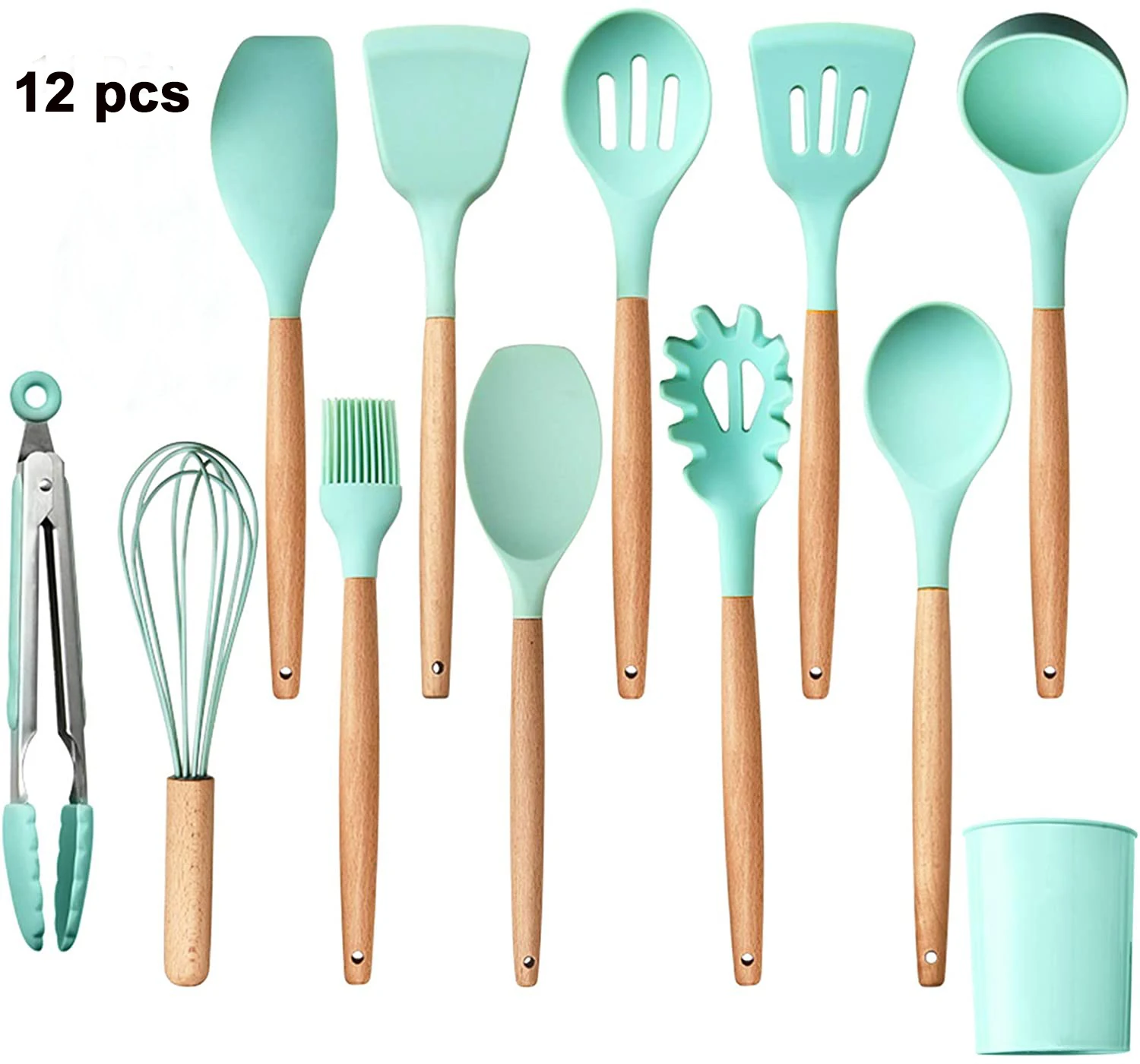 Manufacturing Suppliers Import From China Sale Bamboo Wooden Stainless  Steel Tools Korean Cooking Silicone Kitchen Set Utensils - China Baking and  Kitchen price