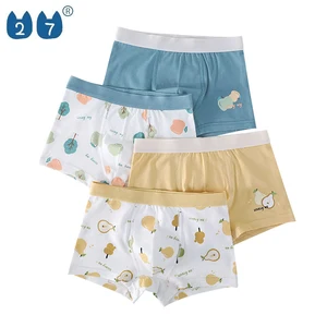 Wholesale OEM ODM 3-15 Years Kids Cotton Underwear Breathable Boy's Briefs and Boxer