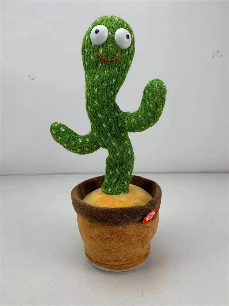 Talking Singing Dancing Cactus Recording Plush Toy