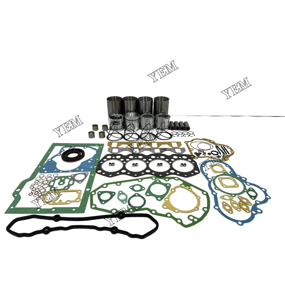 Compatible for Mitsubishi S4F Overhaul Kit With Gasket Set Engine Parts 4