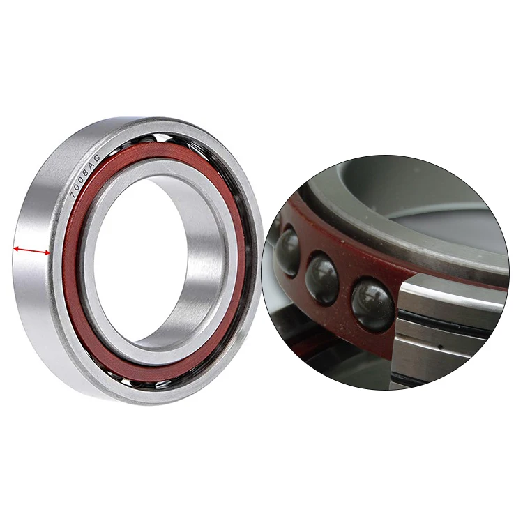 MOCHU 7204 7204AC/P5 7204AC 20X47X14 Angular Contact Ball Bearing, ABEC - View #2