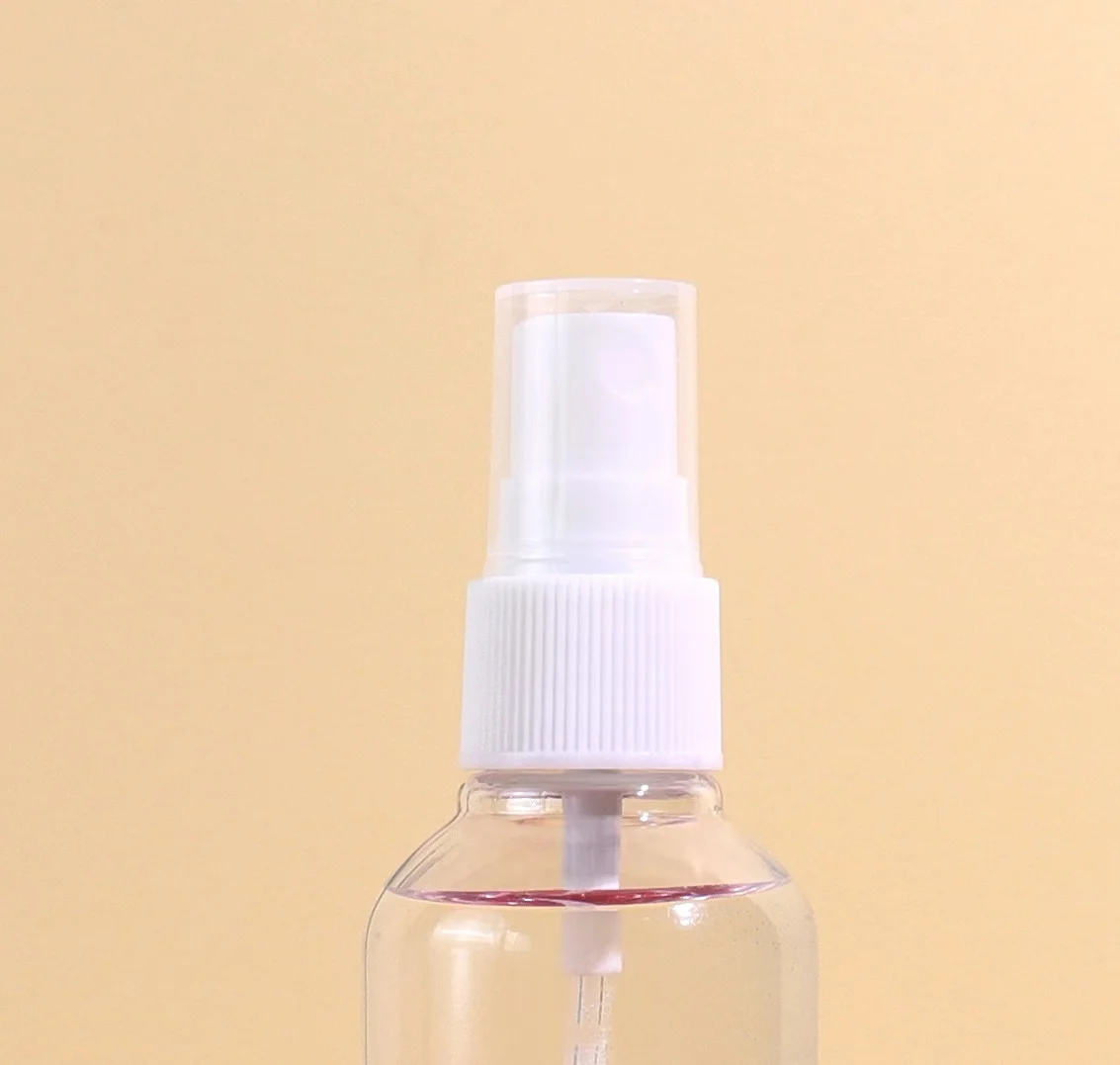 Factory Direct Sales 100ml Round Fine Mist Pet Plastic Spray Bottle for Cosmetic Packaging