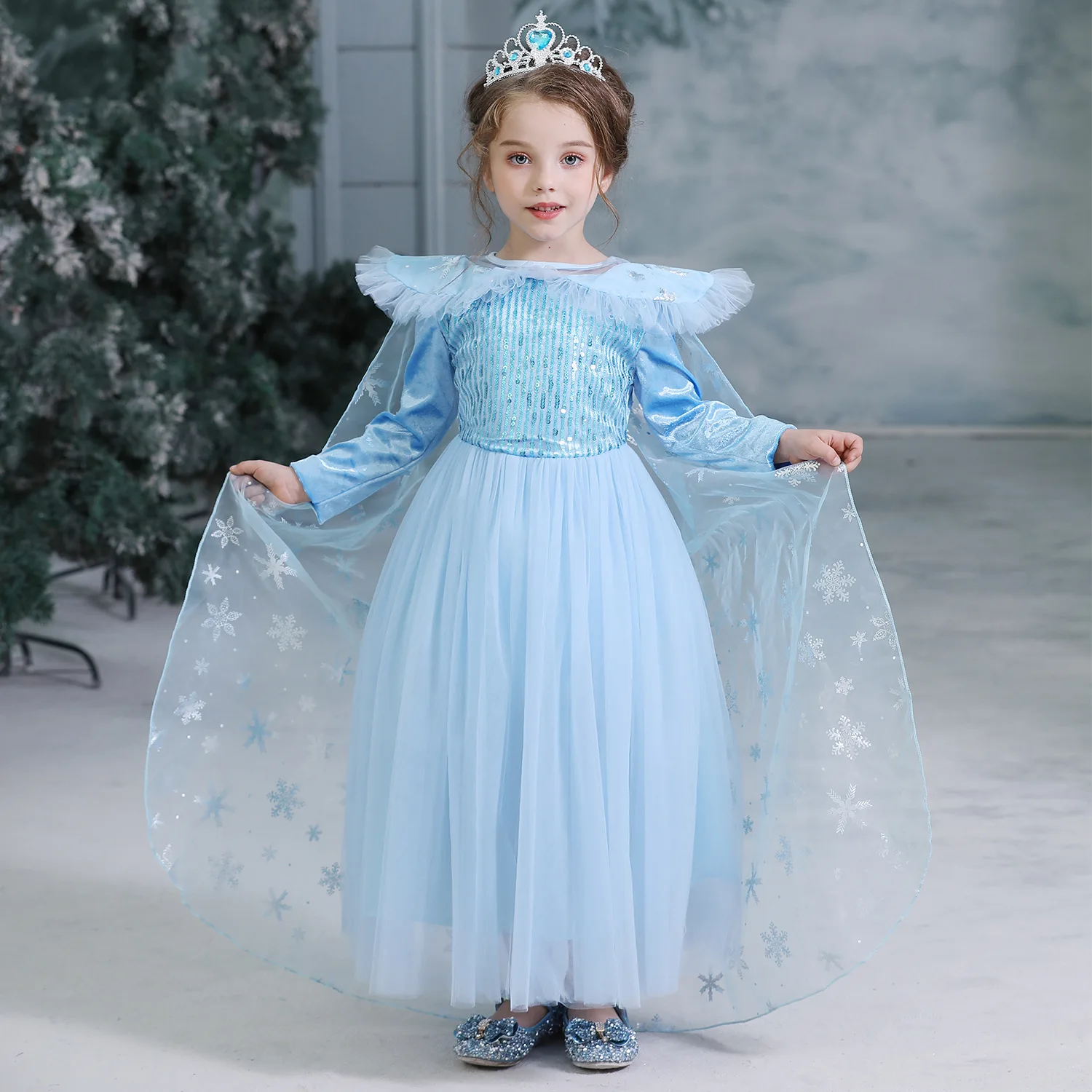 princess anna birthday dress Anna Princess Birthday Party Dress Costume – Fox Baby & Co main image 0
