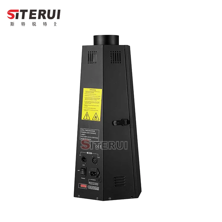 Siterui SFX Hexagon Fire Machine Artificial Fire Party Equipment LCD Dmx 512 Mini Flame Projector for Concert Stage Disco Dj