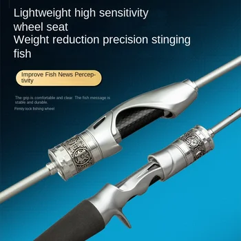 Silver Snake Micro Carbon Horse Mouth Rod Set Lure Fishing Carp & Horse Mouth Stream Sea Magic Shadow Rock Rod Lightweight – Soft Lure – view 5