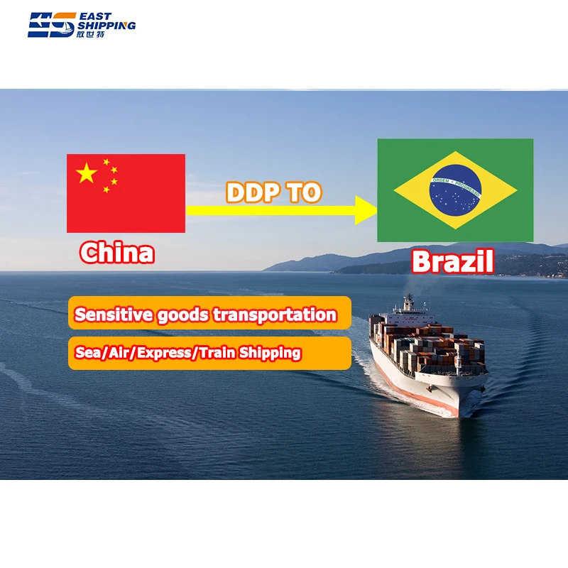 Mercado Libre Small Parcels Double-Clear Taxation Air Sea Shipping  Cargo Agency Transitario Ddp Fba To Brazil