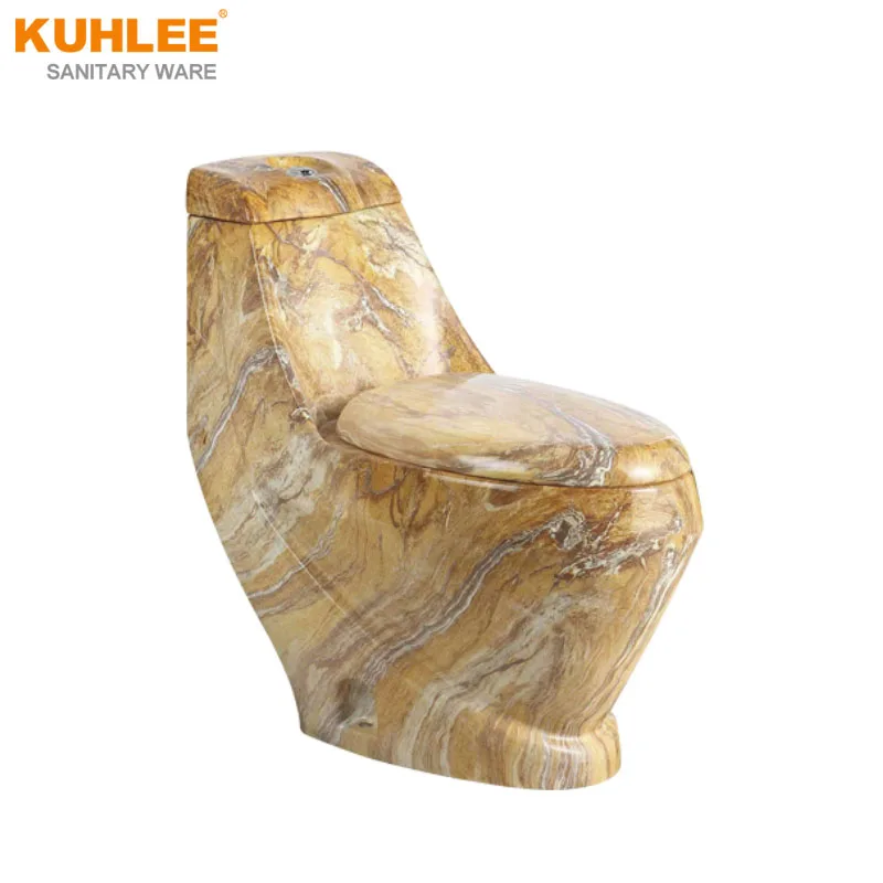 Multicolor Color Toilet Bathroom Ceramic Sanitary Colored One Piece Toilet Dual Flush Toilet Bowl