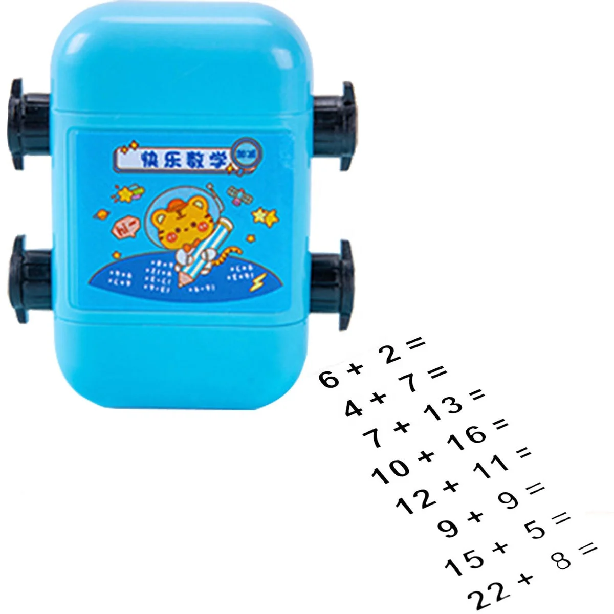 Smart Math Roller Stamps,2 in 1 Multiplication and Division Practice Stamps,Dual Head Teaching Stamps for Classroom Supplies