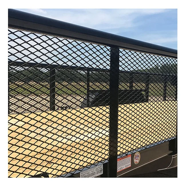 Pvc Coated Black Stainless Steel Sheet Expanded Metal Wire Mesh