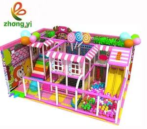 Customized Candy Theme Indoor Playground Soft Play Indoor Playground Equipment for Kids