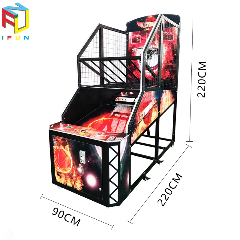 Hot Sale Coin Operated Arcade Indoor Sport Epic Shooter Street Youth Afult Basketball Arcade Game Machines For Sale