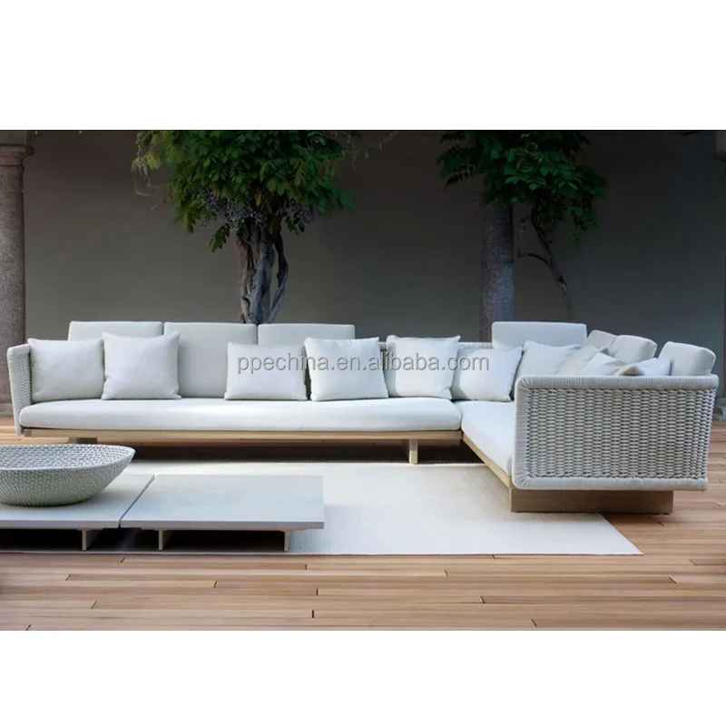 Morden patio garden set high quality outdoor furniture braiding sofa