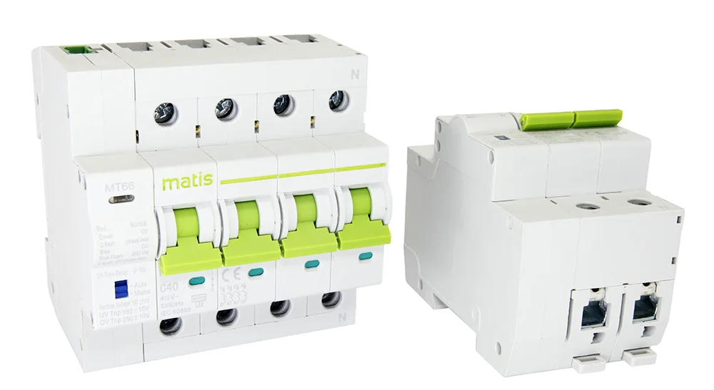Matis MT66UV Smart Breaker Wifi Mcb with Over Voltage protection