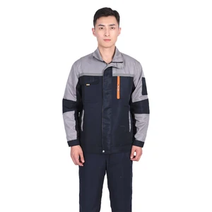 Wholesale Custom Industrial Workwear Safety Clothing Suit Factory Workshop Construction Mechanic Worker Work Clothes Uniform Set