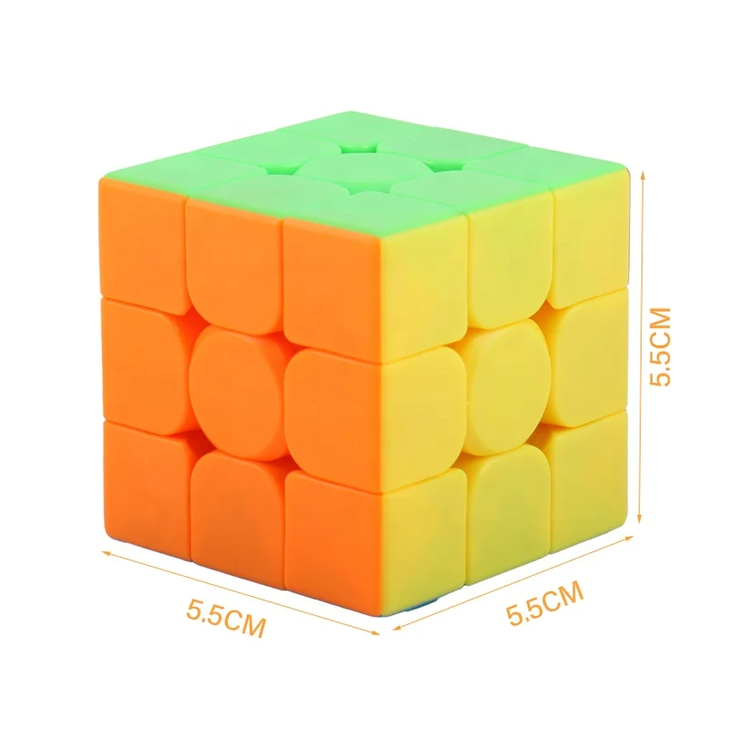 Upgrade Version MoYu Magic Cube MeiLong Series 3C Stickerless Speed Cube Moyu Puzzle Cube for Sale