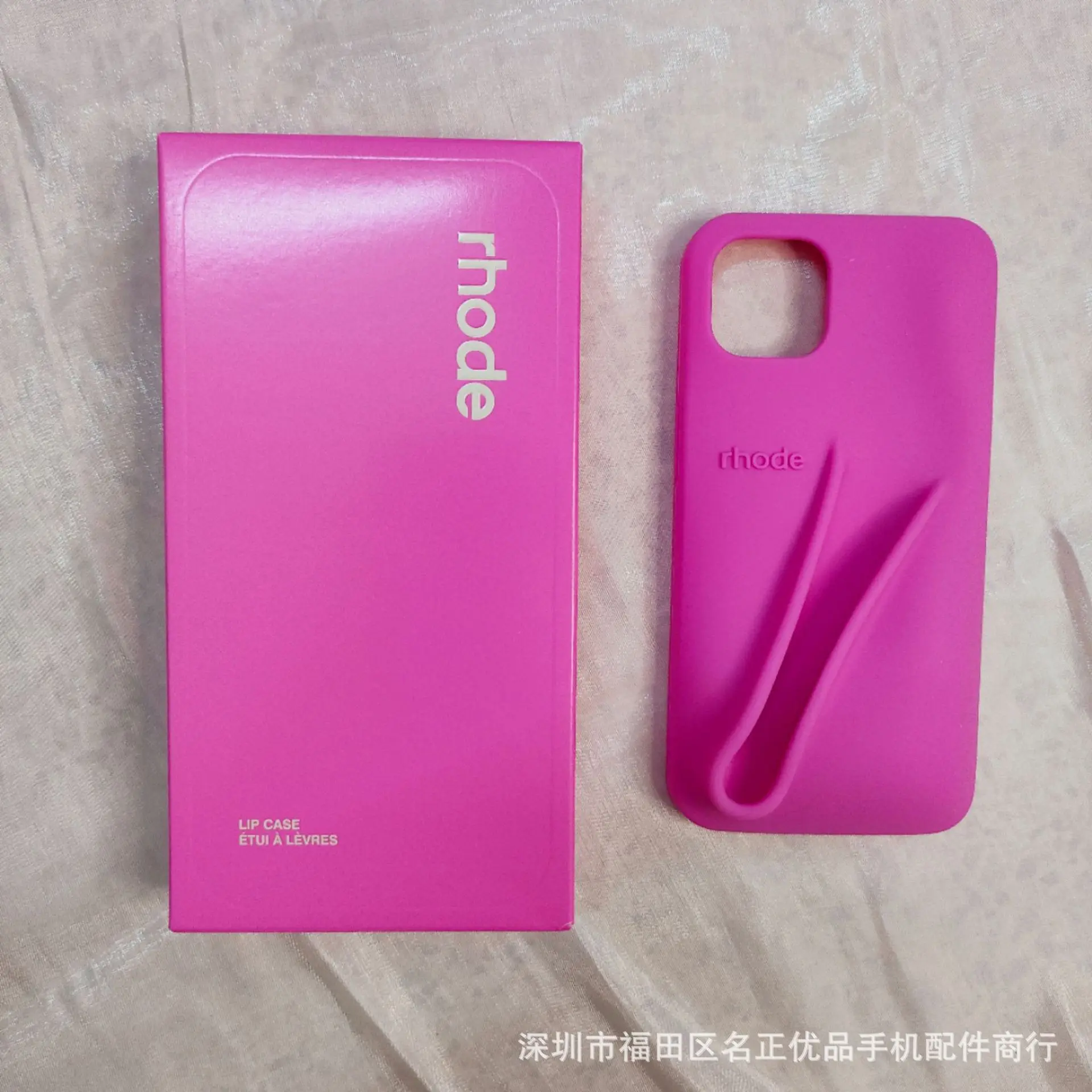 【エルエム】rhode iPhoneケース lipcase ribbon Rhode Fall Lip Case for iPhone 16 Pro Max / Soft Silicone