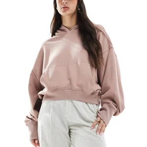 Top Quality Custom Women's Hoodies Sweatshirts Women Pink Oversized Hooded Pullover Sweatshirt Cotton Fabric