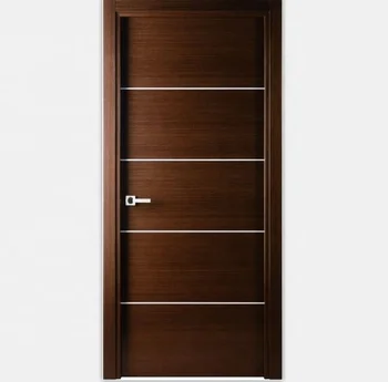 2021 Latest design modern walnut wood doors for house