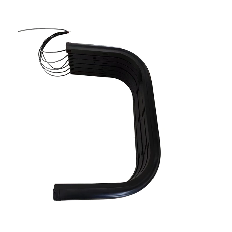 Agv Trolley Edge Switch Rubber Bumper Safety Touch Edge Switch Bendable