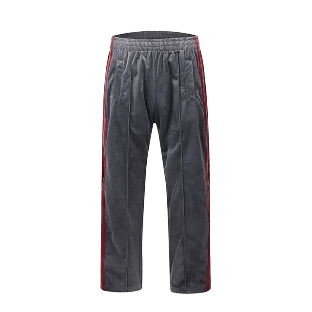 ICPANS pantalones ajustados formales para hombre, traje de negocios, ropa  de calle a la moda, pantalones de vestir de terciopelo para oficina, pana  negra|Pantalones de traje| - AliExpress