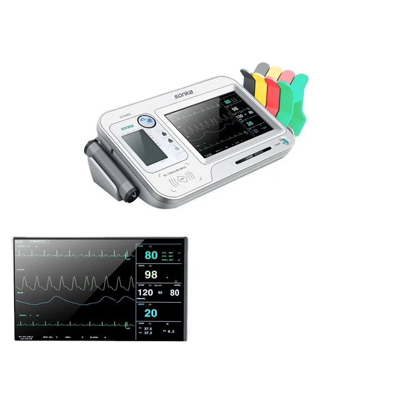 Household Portable Healthcare Ecg Monitoring Machine Resonance Magnetic Analyzer Blood Suger Test Medical Device Electric CE ABS