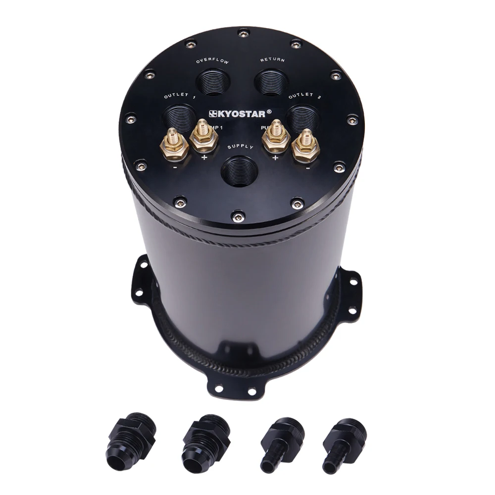 2.8 L Fuel Surge Tank for Twin 40 Mm Fuel Pumps - Universal