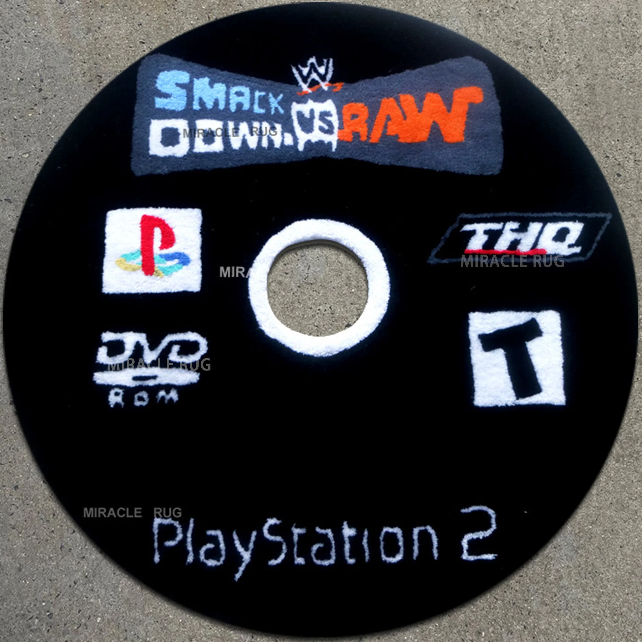 Disc Rug Video Game Custom Cd Shape Round Design Rugs Living Room Hand Made Carpet Buy Hand