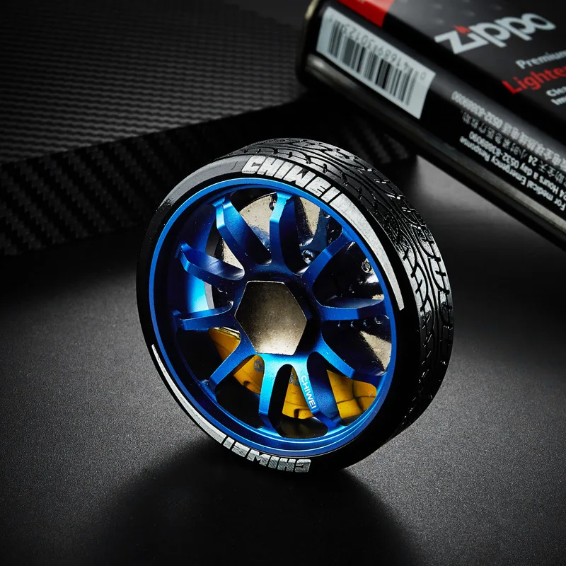 Fashion Tyre Design Edc Metal Anxiety Relieve Car Rims Fidget Spinner