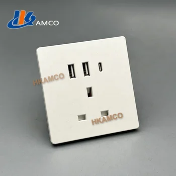 13A SOCKET WITH USB +TYPE C