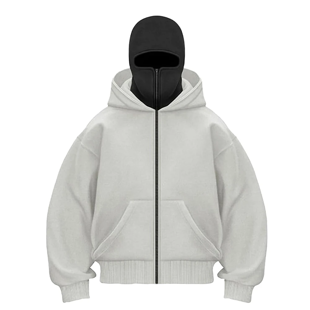 Streetwear Balaclava Hoodie - Customizable & Eco-friendly
