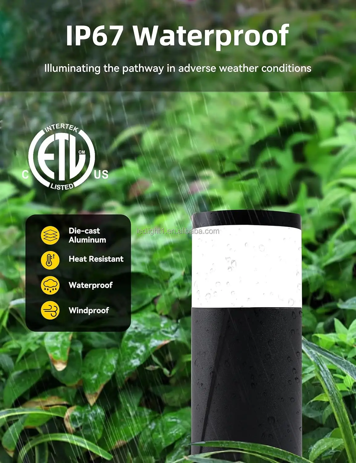 product latest design smart rgbcw led garden light ip67 ambiance outdoor pathway lights outdoor with app control-46