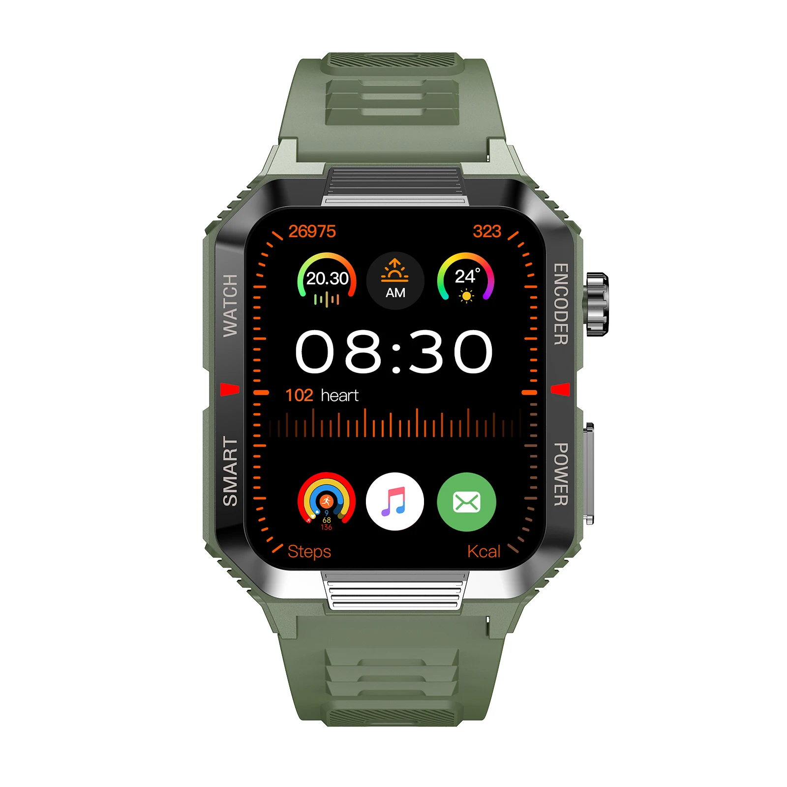 QW88 Series Smart Watch - IP68 NFC Reloj BT Call Compass