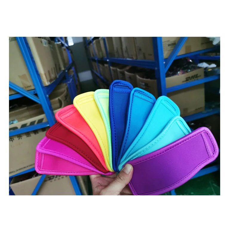 Ready to Ship Reusable Neoprene Cooler Bags Plain Color Insulated Freezer Sleeves for Icy Pole Popsicles & Ice Pops Holder
