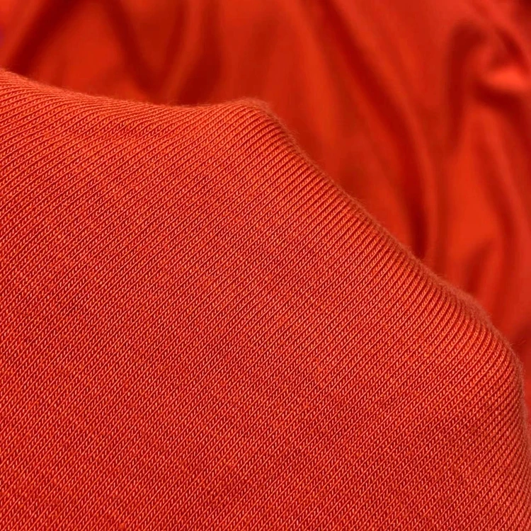 Мягкое качество 95% искусственный шелк 5% спандекс вязаная однотонная трикотажная ткань из вискозы 210GSM для домашней одежды