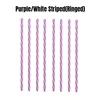 Purple White Striped Ringed