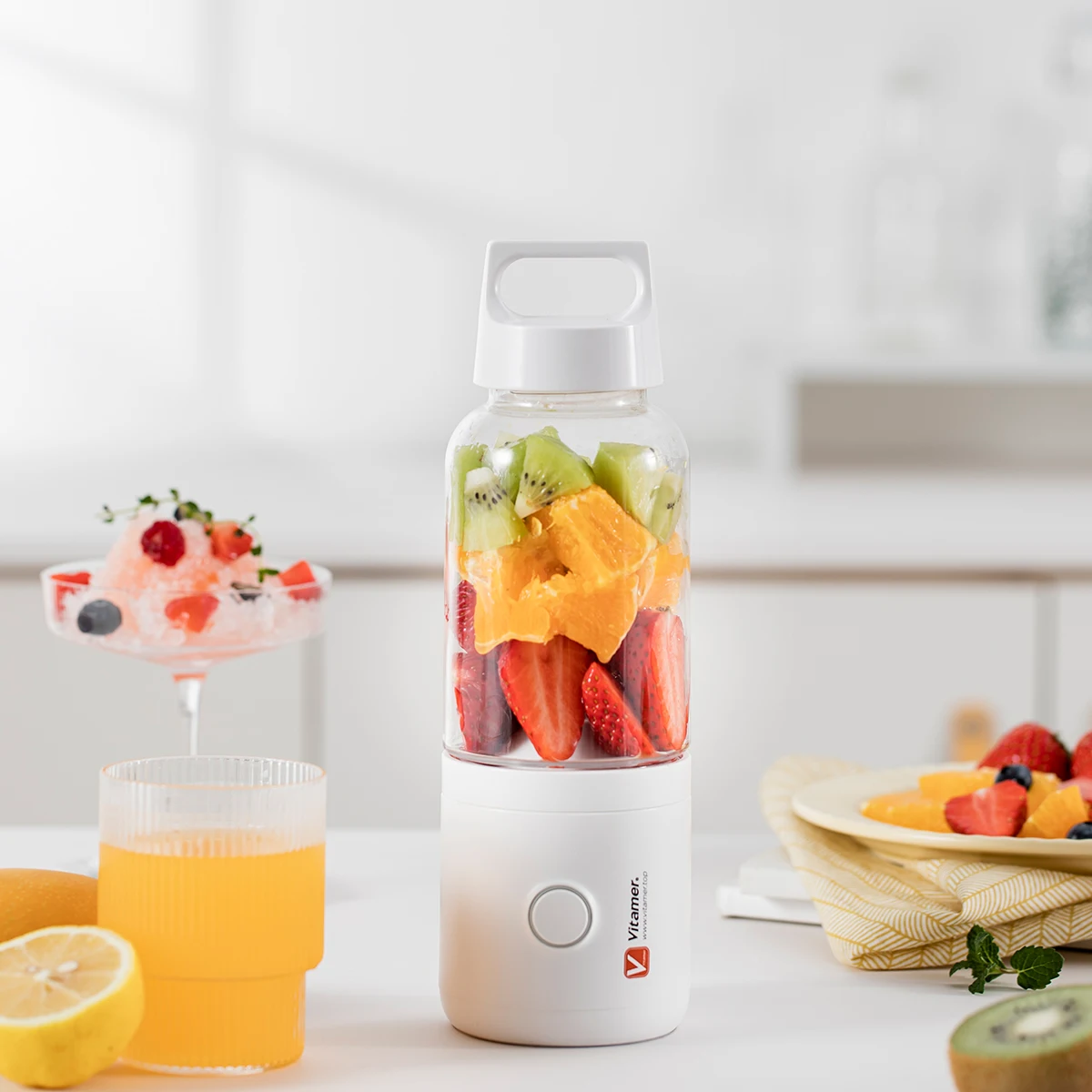 500ml Vitamer Unique Torque Blades for Ice Crushing Blender Oster Mixer  Portable Smoothie Blender