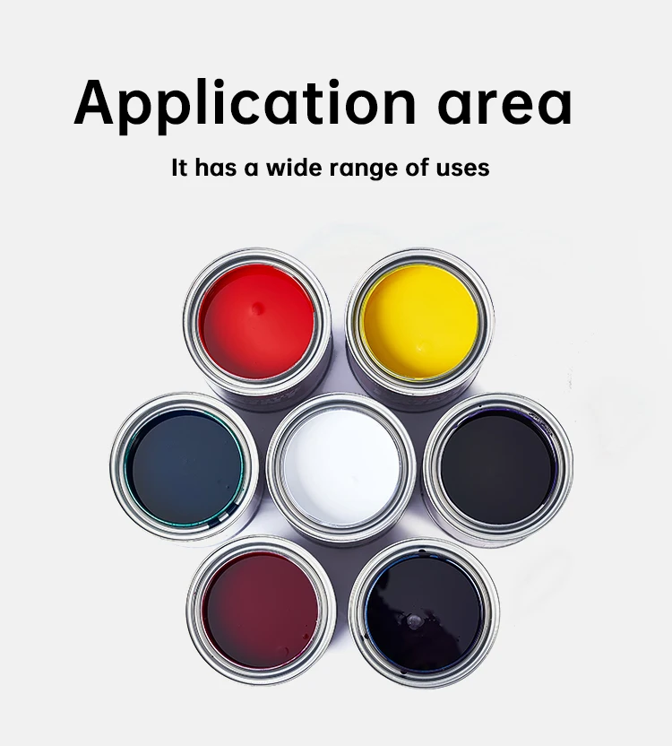 High Performance 2K Solid Paint with Acrylic Resin for Spray Application and 2 Years Shelf Life