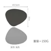 Dark gray and light gray placemats